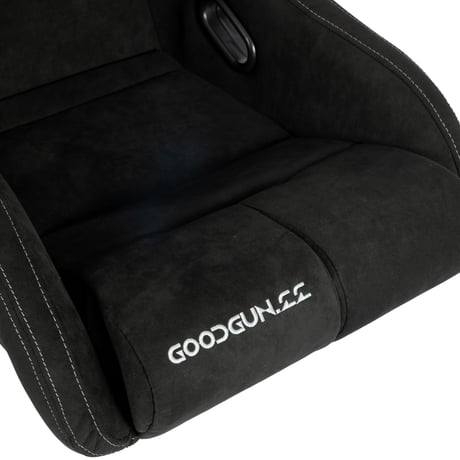 車検対応モデル GoodGunオリジナル アルカンターラ生地 フルバケットシート カラー：ブラックグレーステッチ