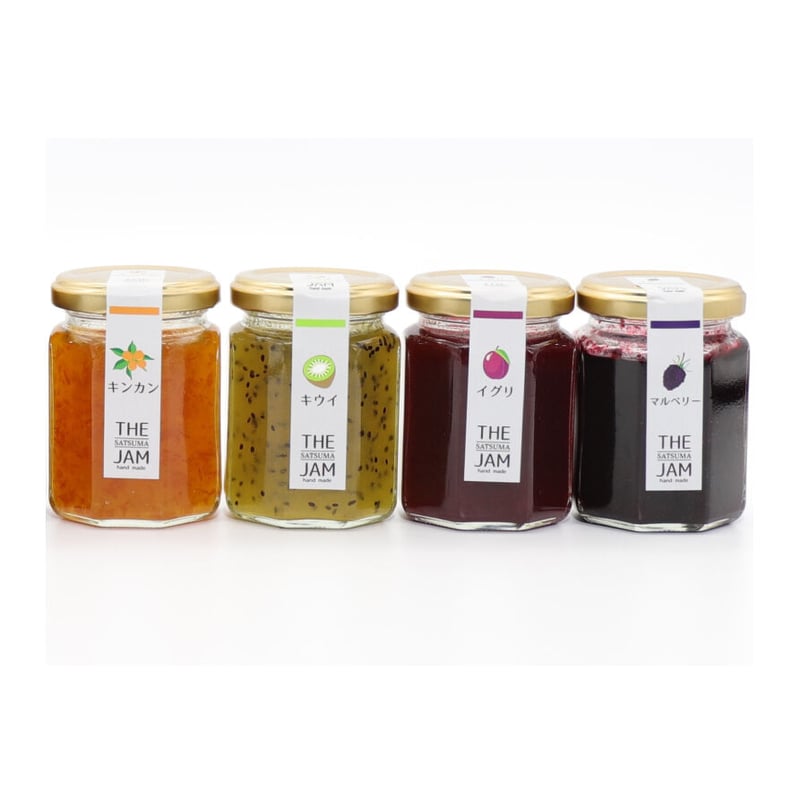 THE SATSUMA JAM】鹿児島県産ジャム 季節のジャム 130g入4個セット 