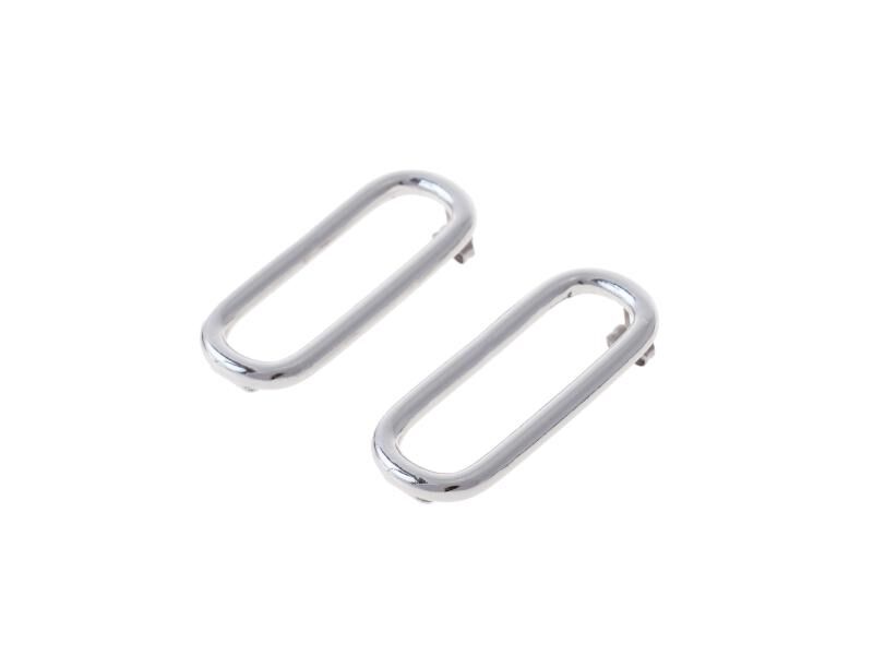 Sea'ds mara】Plain rectangular pierce | champ d...