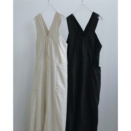 【anuke 2025 SS】Drawstring Vneck Combinaison