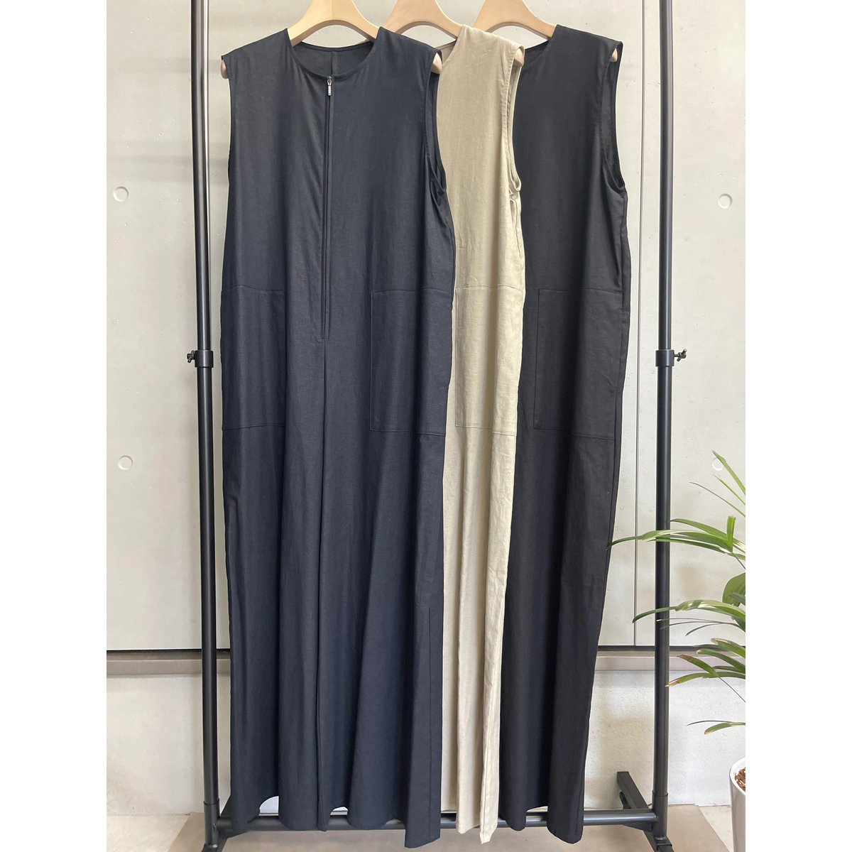 CLOCHE】リネンブレンドサロペット | champ de la roseSTORE