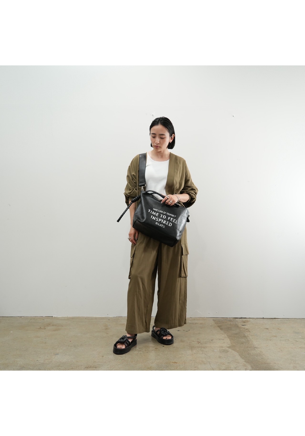 RILATO 2025 AW】ドロストカーゴパンツ | champ de la roseSTORE