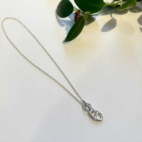 【limited item‼️】silver anchor charm necklace