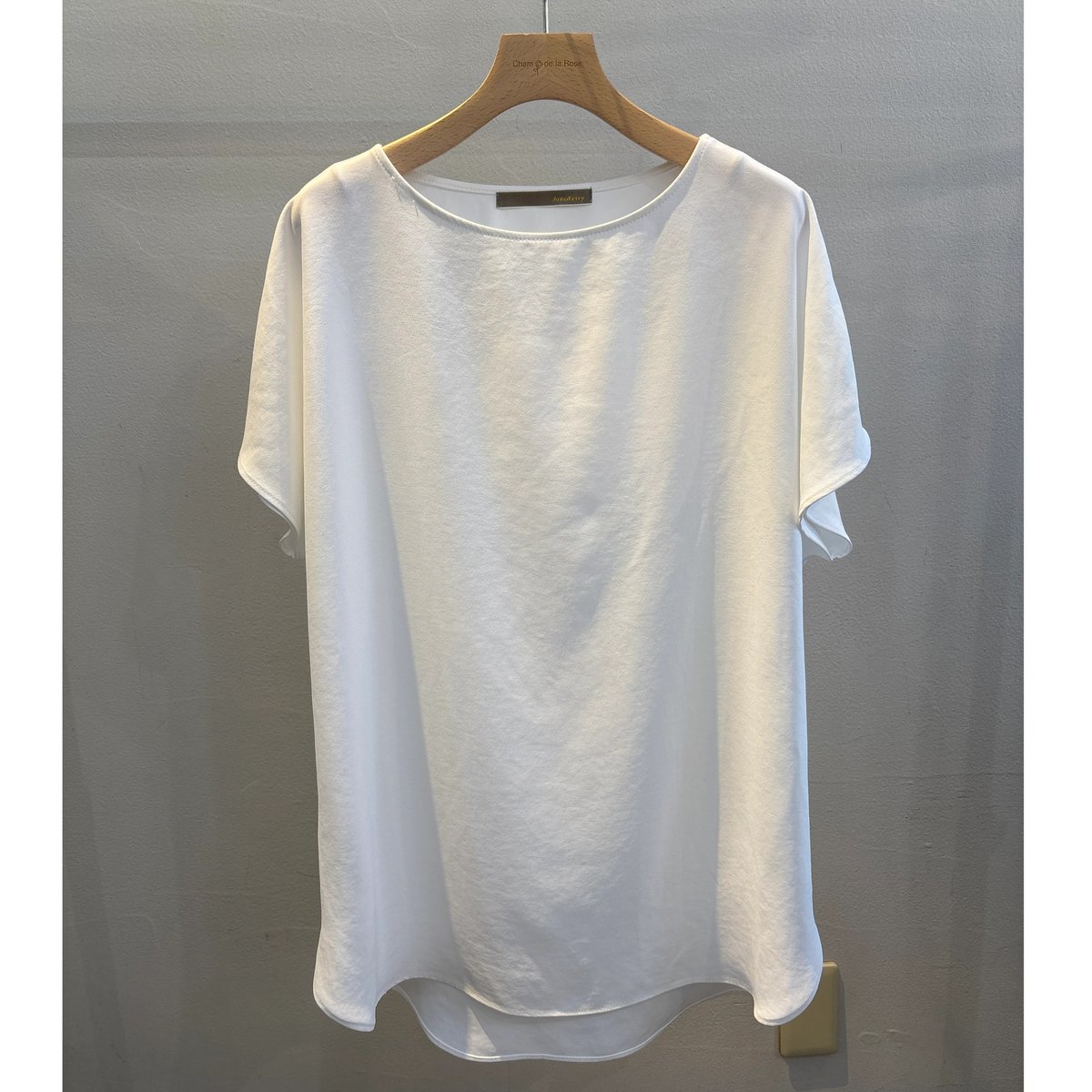 [champdelarosexAnnaKerry] 大人チュニックTブラウス 再入荷!!!!限定‼【champdelarose×AnnaKerry】大人チュニックT