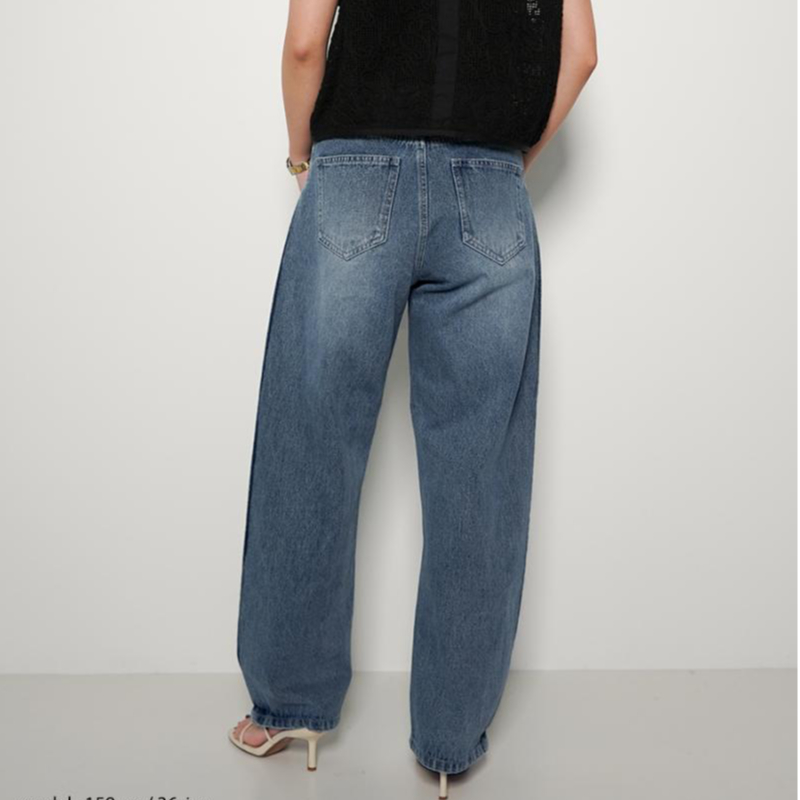 YENN 2024 SUMMER】SIDE PLEATED DENIM PT | champ