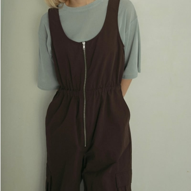 anuke】ナイロンジップコンビネゾン | champ de la roseSTORE