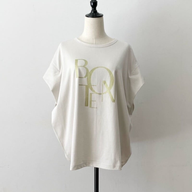 新品タグ付きシロデラボンテBONTE tuck sleeve Tshirt