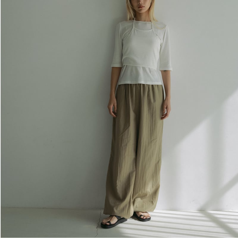 アンヌーク anuke Nylon Volume Pants anuke 】Nylon Volume Pants | valance 福井｜レディース
