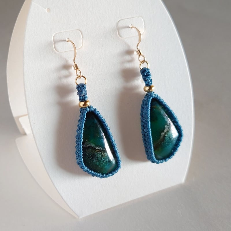 オパライズウッド ピアス | ぬちぐすい