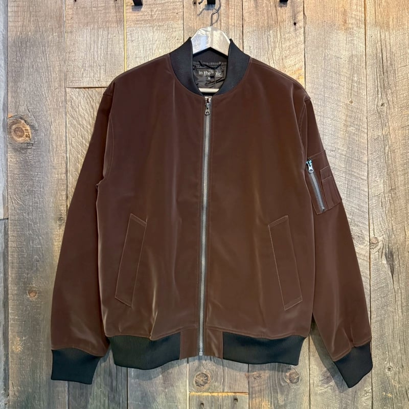 全2色】 ベルベットMA-1ブルゾン 253-1897 | VARG Giraffe l