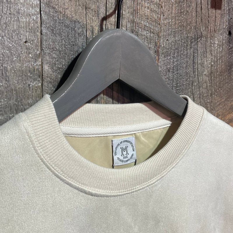 全3色】ポンチスウェードヒゲ刺繍スウェット (A柄) Q24-404 全3色】ポンチスウェードヒゲ刺繍スウェット (A柄) Q24-404