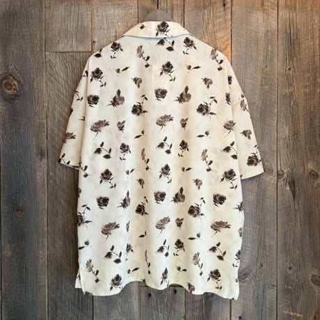 花柄シャツ ポリエステル オープンカラー メンズ 252-3620