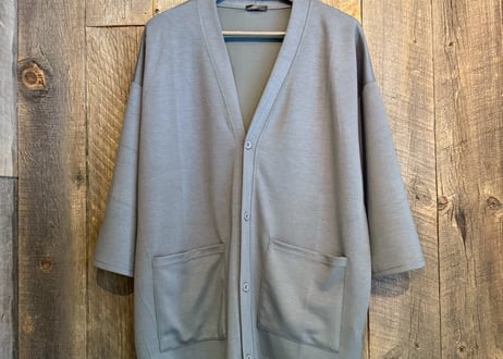 【全3色】　ポンチ素材5分袖カーディガン　43700708