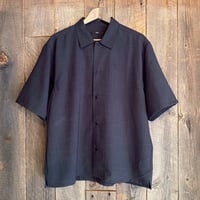 ポリエステルワイドシルエット半袖シャツ メンズ 411076
