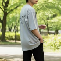 ゴースト刺繍ポンチTシャツ 半袖 カジュアルストリート 235582