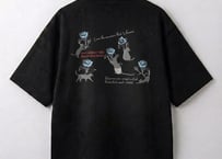 【全3色】CAT&Roseスウェード半袖Tシャツ　262-3136