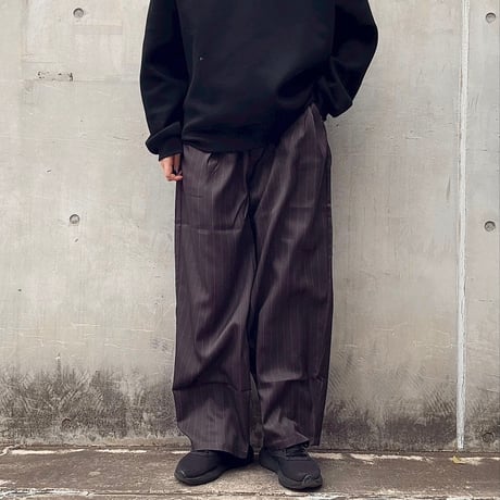 【全2色】ストライプカーブパンツ　RV9181
