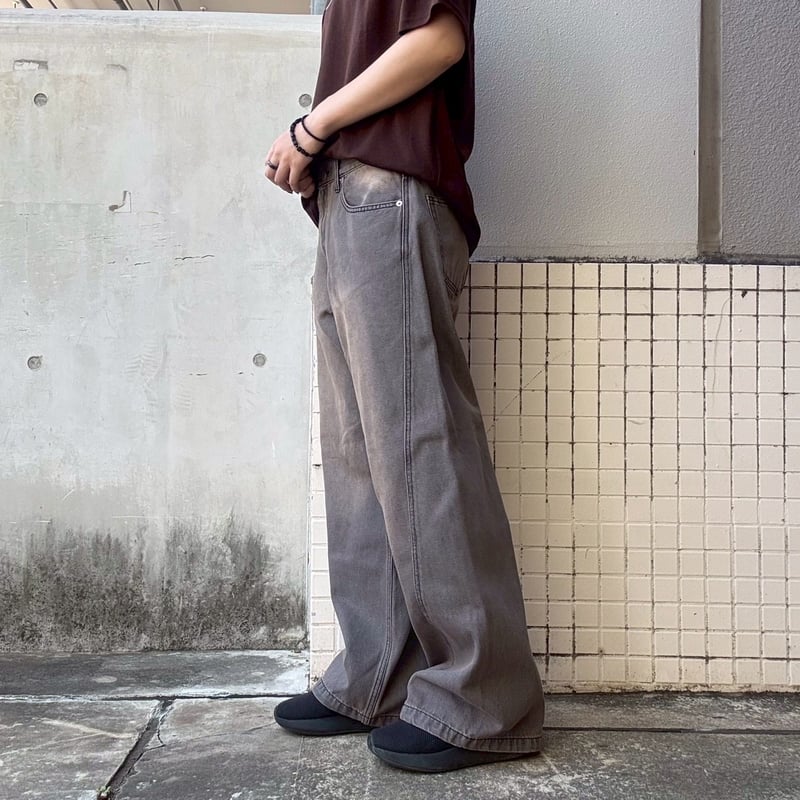 全3色】デニムカーブパンツ 054310 | VARG Giraffe larch