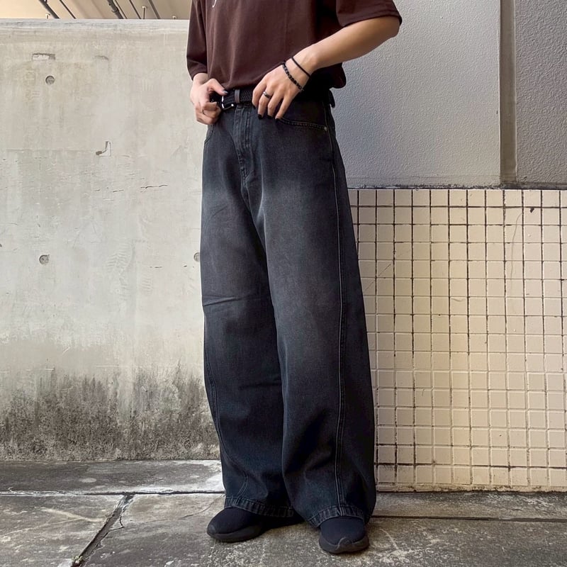 全3色】デニムカーブパンツ 054310 | VARG Giraffe larch