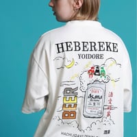 YOIDORE　KAMINARISAMA 半袖Tシャツ  オーバーサイズ ワイドシルエット 826205