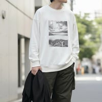 フォトプリントカットソー ワイドシルエット メンズ E24009-11G