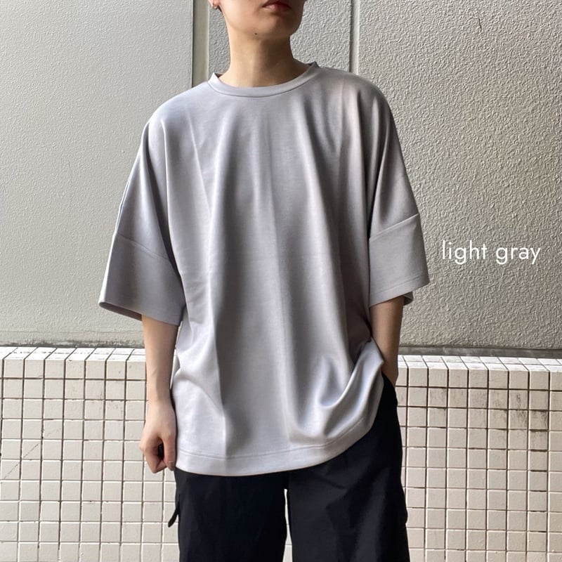 ポンチ素材ドルマンスリーブBIGTシャツ 23700701 | VARG Giraffe