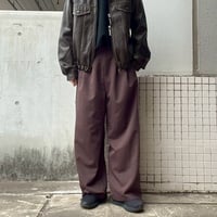 ワイドスラックス ストレッチパンツ きれいめ  25755053