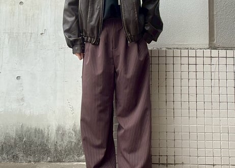 【全2色】TRワイドスラックスパンツ　　25755053