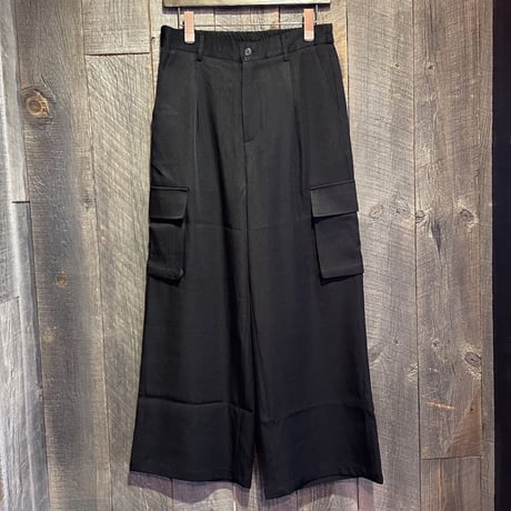 トロミワイドカーゴパンツ ゆったりシルエット メンズ　 233-3421