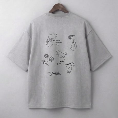 スウェード素材半袖Tシャツ 63700708