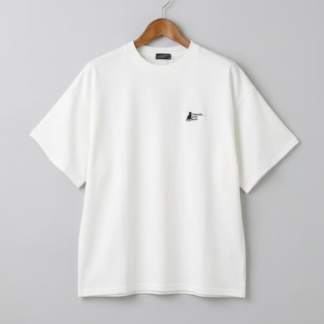 TASOGAREポンチ半袖Tシャツ ネコ花 メンズ63700705