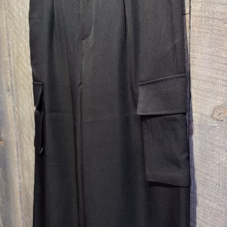 トロミワイドカーゴパンツ ゆったりシルエット メンズ　 233-3421