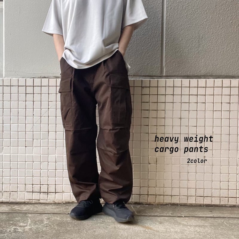 PRIDE　プライド　カーゴパンツ カーキ 36 全2色】ヘビーウェイトカーゴパンツ 32-H771 | VARG Giraffe larch