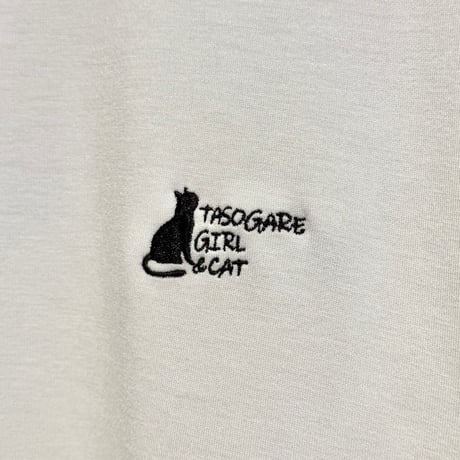 TASOGAREポンチ半袖Tシャツ ネコ花 メンズ63700705