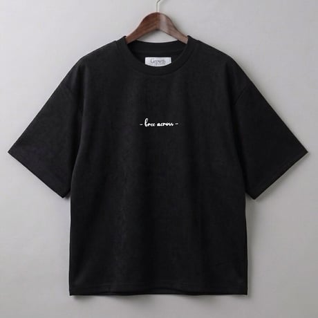 スウェードTシャツ ファントム刺繍 半袖 262-3106