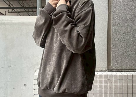 【全3色】　カルゼ起毛ネコ 長袖スウェット　220213
