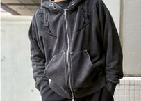 【全3色】トライバル刺繍ZIPパーカー　230314