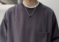 チェーンネックレス　プチダブルプレート　NL9792-18-02
