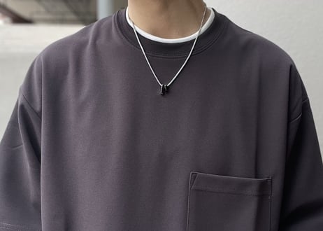 チェーンネックレス　プチダブルプレート　NL9792-18-02