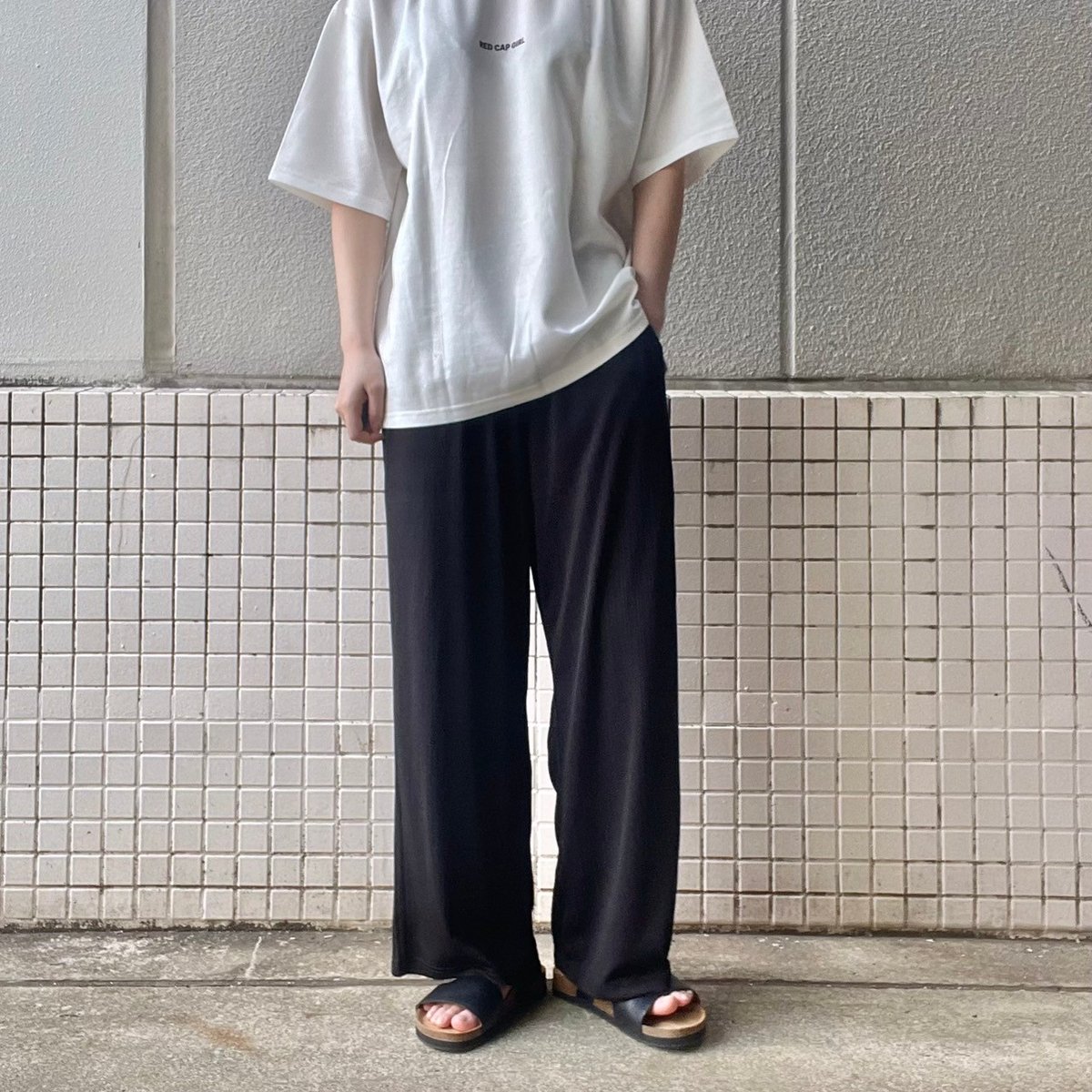 全3色】楊柳リラックスワイドパンツ RV8910 | VARG Giraffe larch