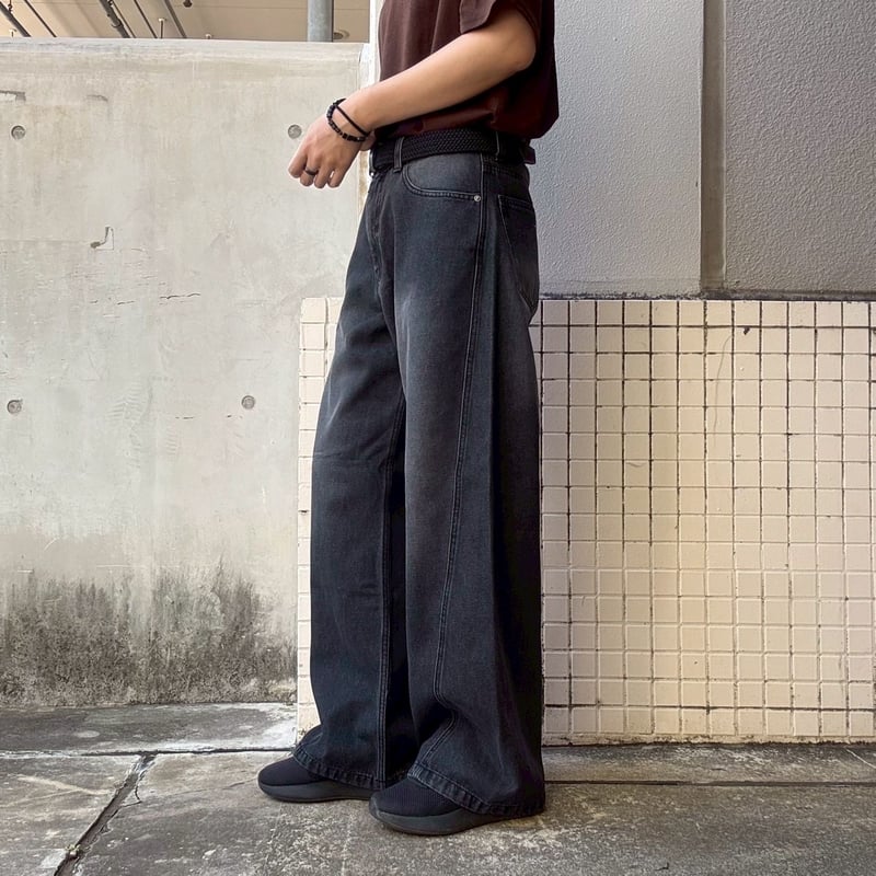 全3色】デニムカーブパンツ 054310 | VARG Giraffe larch