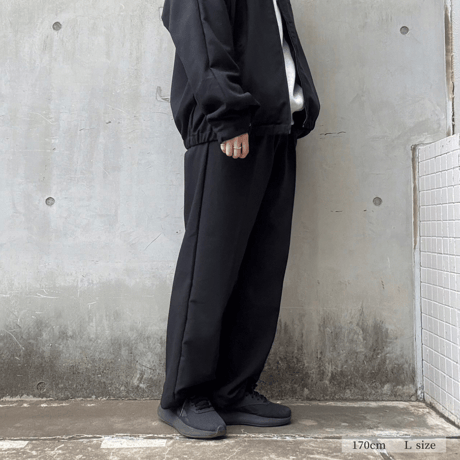 【全2色】 ワイドスラックスパンツ（セットアップITEM）　810762