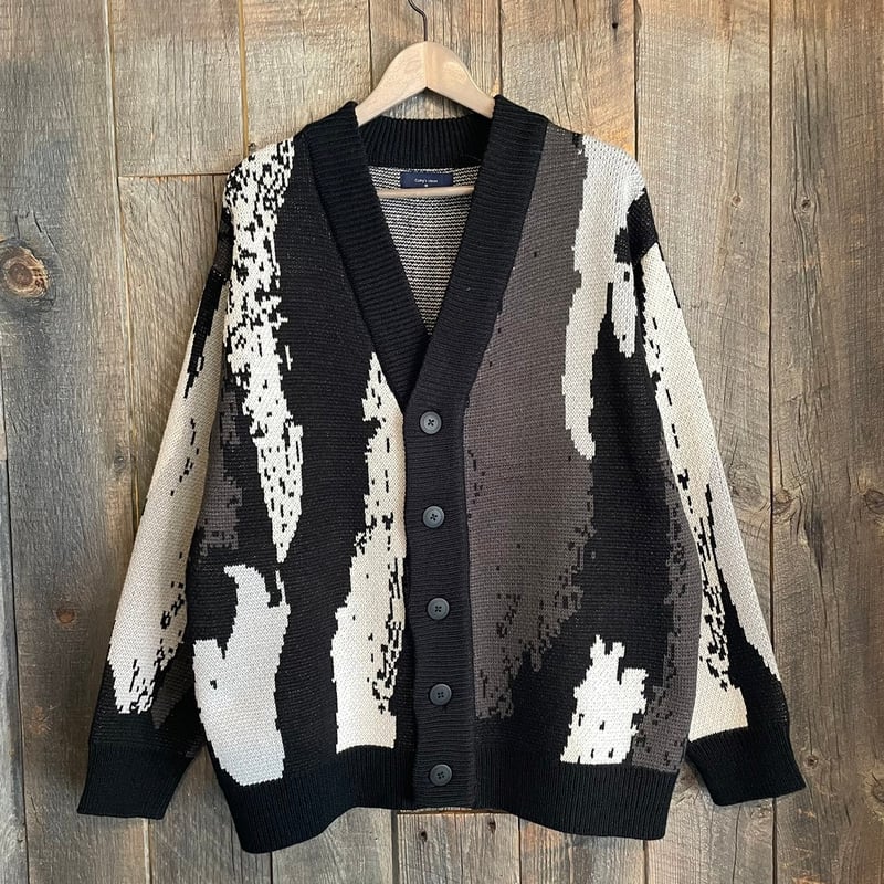 全3色】カラースプラッシュ柄ニットカーディガン 41706002 | VARG Gir