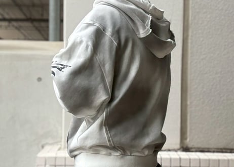 【全2色】スプレー加工裏毛フルZIPパーカー　220192