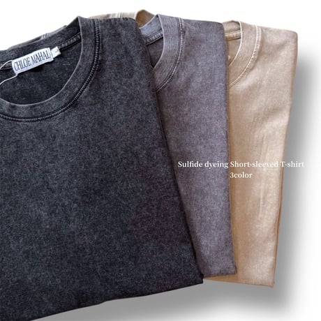 硫化染めコットンTシャツ  5115-6002