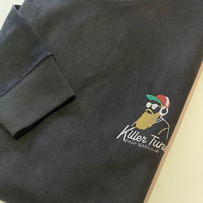 全3色】ポンチスウェードヒゲ刺繍スウェット (A柄) Q24-404 全3色】ポンチスウェードヒゲ刺繍スウェット (A柄) Q24-404