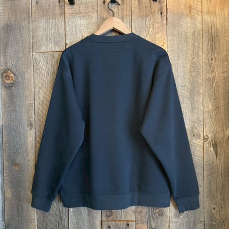 スウェット クマ刺繍 長袖 裏毛 コットン混 カジュアル Q25-413-41G