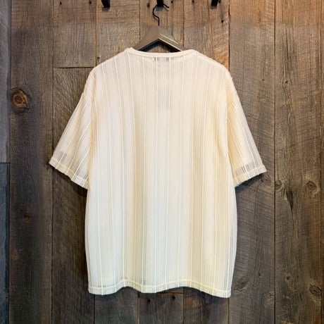ストライプジャガードアンサンブルセット半袖Tシャツ付き 252-3756