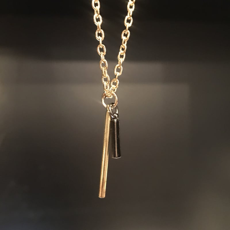 ブラックダブルループネックレス 楽天市場】ダブルループ ペア