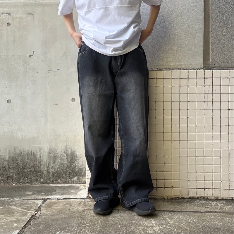 全3色】ワイドバギーデニム 810766 | VARG Giraffe larch